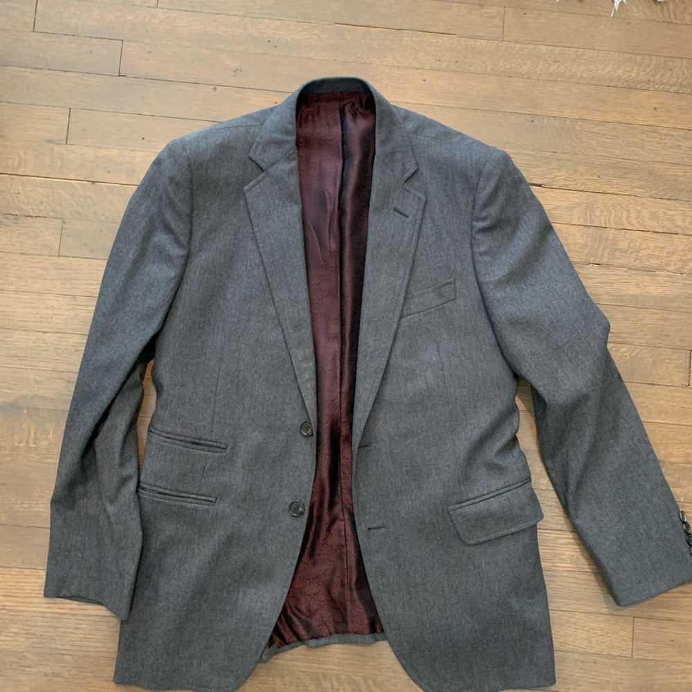 Billy Reid Gray Wool blazer